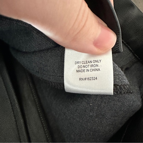 NWT LBV Faux Leather Button Up Pencil Midi Skirt 2 - Picture 12 of 13